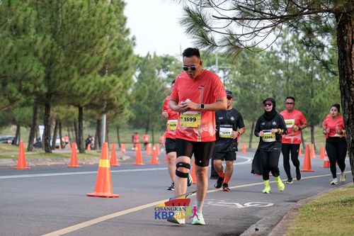 Race photo from CISANGKAN KBP CITY RUN 2025