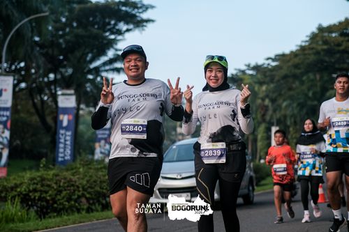Race photo from Taman Budaya x BOGORUN 2025