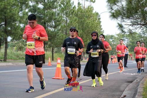 Race photo from CISANGKAN KBP CITY RUN 2025