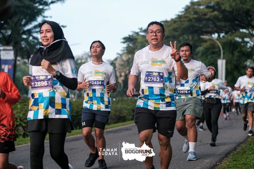 Race photo from Taman Budaya x BOGORUN 2025