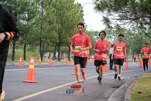 Race photo from CISANGKAN KBP CITY RUN 2025