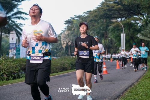 Race photo from Taman Budaya x BOGORUN 2025