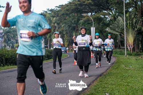 Race photo from Taman Budaya x BOGORUN 2025