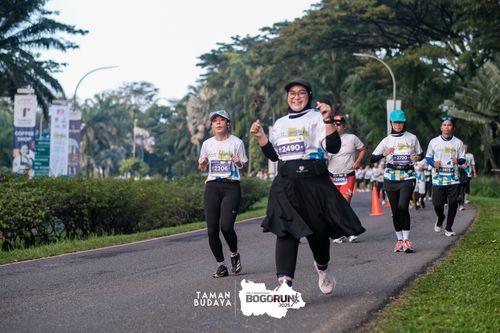 Race photo from Taman Budaya x BOGORUN 2025