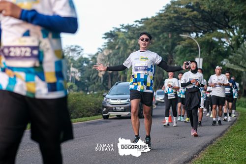 Race photo from Taman Budaya x BOGORUN 2025