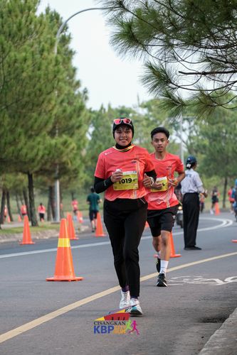 Race photo from CISANGKAN KBP CITY RUN 2025