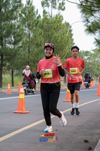 Race photo from CISANGKAN KBP CITY RUN 2025