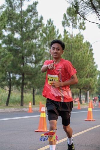 Race photo from CISANGKAN KBP CITY RUN 2025