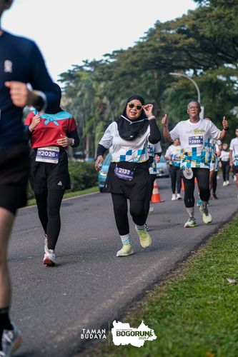 Race photo from Taman Budaya x BOGORUN 2025