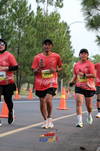 Race photo from CISANGKAN KBP CITY RUN 2025