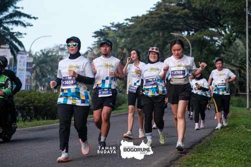 Race photo from Taman Budaya x BOGORUN 2025