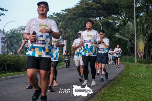 Race photo from Taman Budaya x BOGORUN 2025