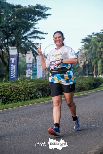 Race photo from Taman Budaya x BOGORUN 2025