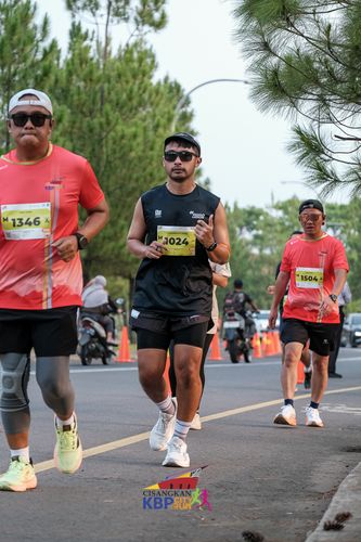 Race photo from CISANGKAN KBP CITY RUN 2025