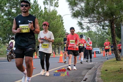 Race photo from CISANGKAN KBP CITY RUN 2025