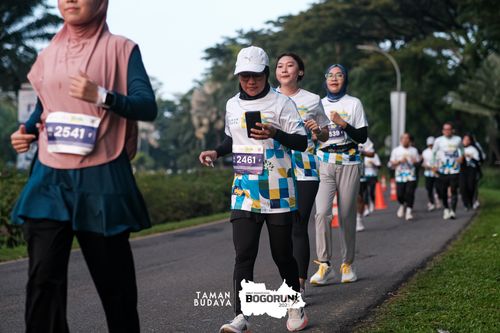 Race photo from Taman Budaya x BOGORUN 2025