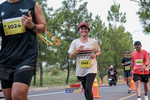 Race photo from CISANGKAN KBP CITY RUN 2025