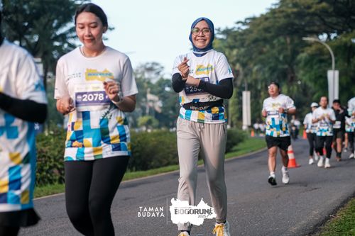 Race photo from Taman Budaya x BOGORUN 2025