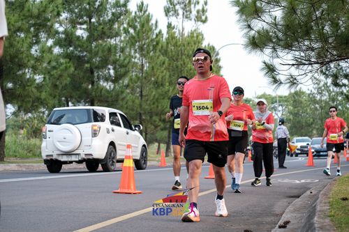 Race photo from CISANGKAN KBP CITY RUN 2025