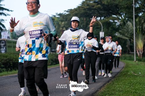 Race photo from Taman Budaya x BOGORUN 2025