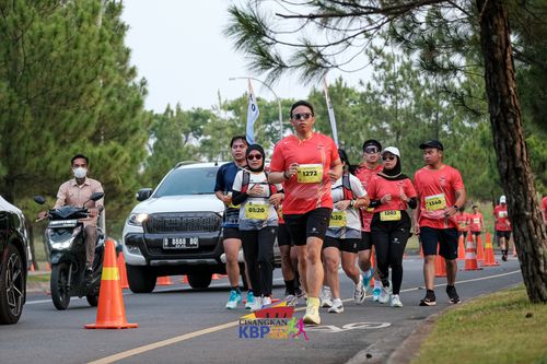 Race photo from CISANGKAN KBP CITY RUN 2025