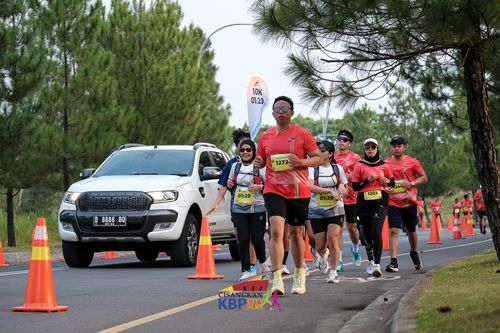Race photo from CISANGKAN KBP CITY RUN 2025
