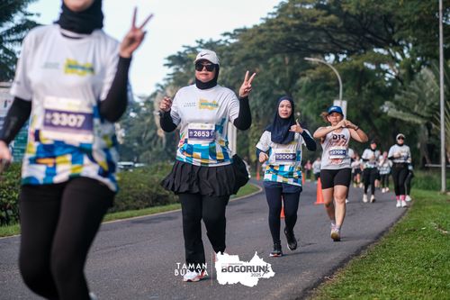 Race photo from Taman Budaya x BOGORUN 2025