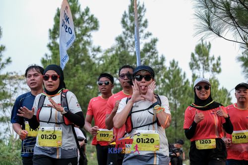 Race photo from CISANGKAN KBP CITY RUN 2025