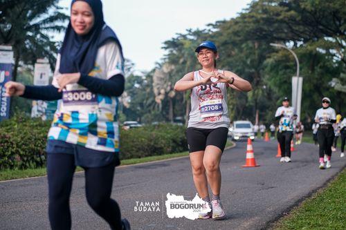 Race photo from Taman Budaya x BOGORUN 2025