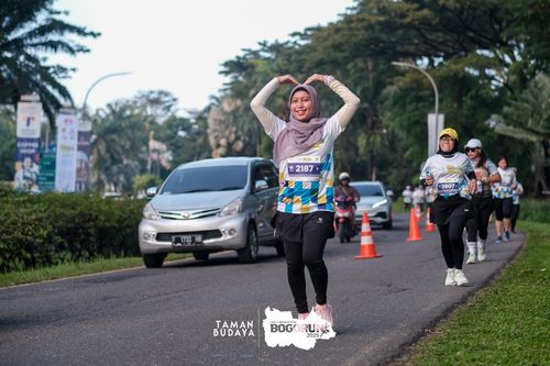 Race photo from Taman Budaya x BOGORUN 2025