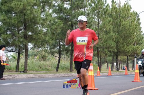 Race photo from CISANGKAN KBP CITY RUN 2025