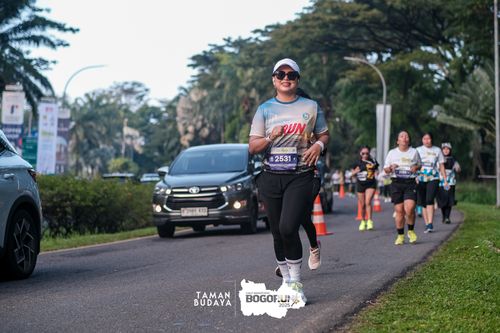Race photo from Taman Budaya x BOGORUN 2025