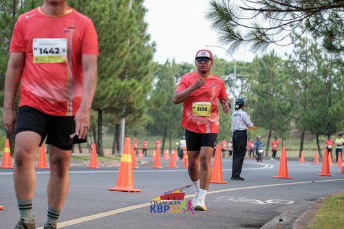 Race photo from CISANGKAN KBP CITY RUN 2025