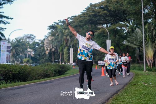 Race photo from Taman Budaya x BOGORUN 2025