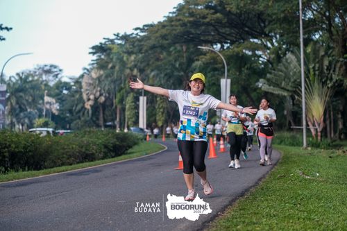 Race photo from Taman Budaya x BOGORUN 2025