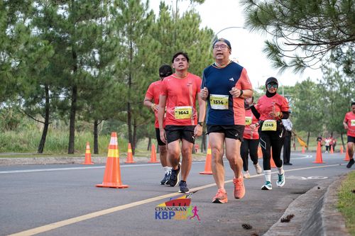 Race photo from CISANGKAN KBP CITY RUN 2025