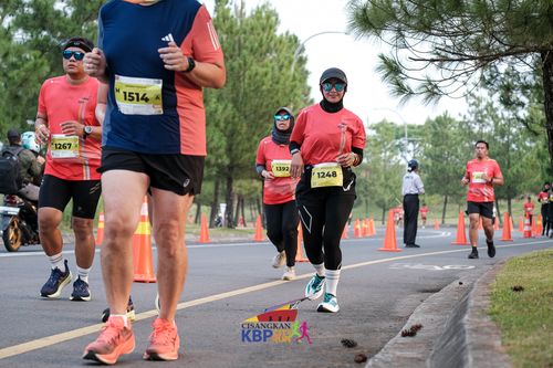 Race photo from CISANGKAN KBP CITY RUN 2025