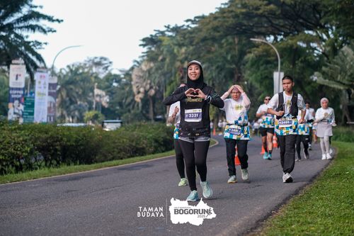 Race photo from Taman Budaya x BOGORUN 2025