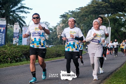 Race photo from Taman Budaya x BOGORUN 2025