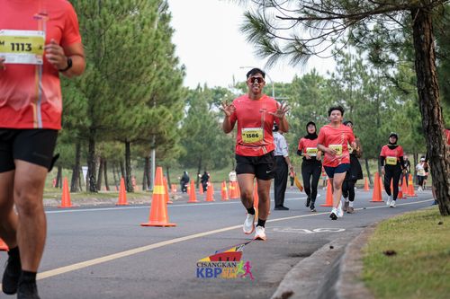 Race photo from CISANGKAN KBP CITY RUN 2025