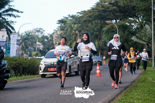 Race photo from Taman Budaya x BOGORUN 2025