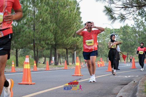 Race photo from CISANGKAN KBP CITY RUN 2025
