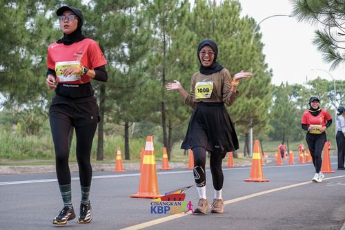 Race photo from CISANGKAN KBP CITY RUN 2025