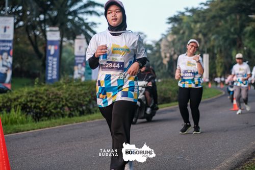Race photo from Taman Budaya x BOGORUN 2025