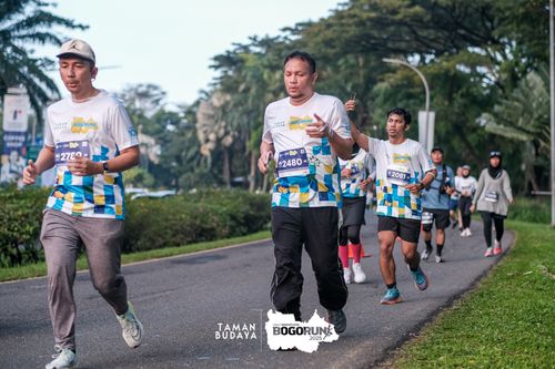 Race photo from Taman Budaya x BOGORUN 2025