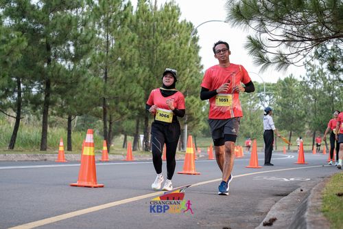 Race photo from CISANGKAN KBP CITY RUN 2025
