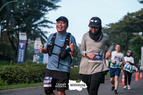 Race photo from Taman Budaya x BOGORUN 2025