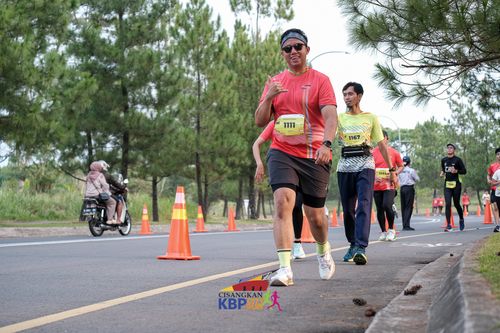 Race photo from CISANGKAN KBP CITY RUN 2025