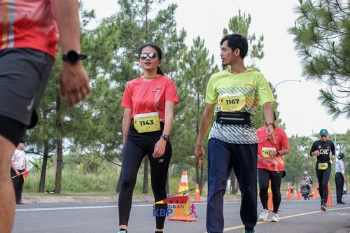 Race photo from CISANGKAN KBP CITY RUN 2025