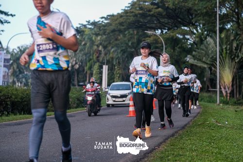 Race photo from Taman Budaya x BOGORUN 2025